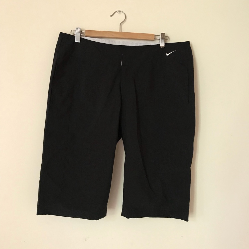 Nike Women’s Black Exercise Bermuda Shorts